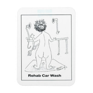 Rehabbilen tvättar magnet