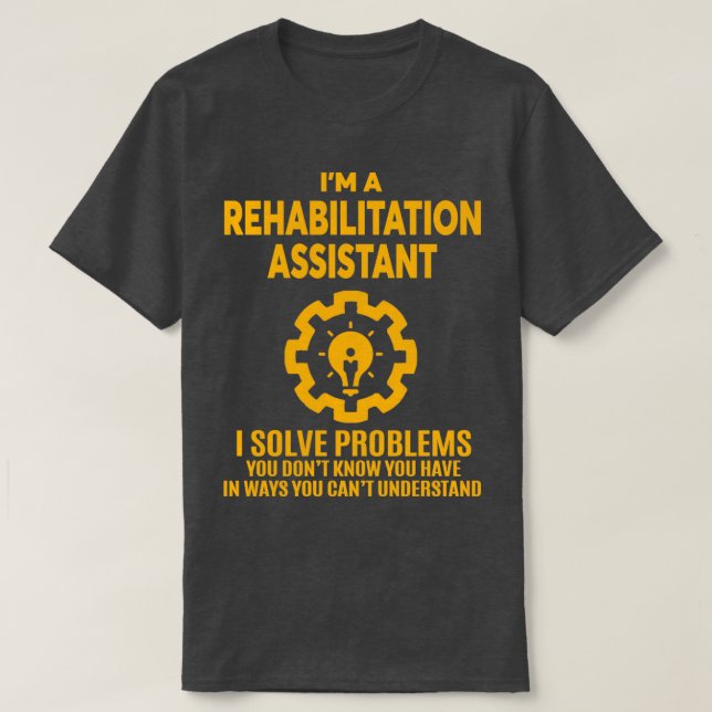 REHABILITATION ASSISTANT NICE DESIGN 2017 Classic T Shirt (Design framsida)