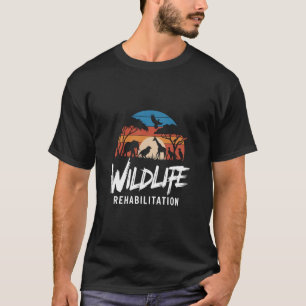 Rehabilitering av vilda djur - natur i djurfoder t shirt