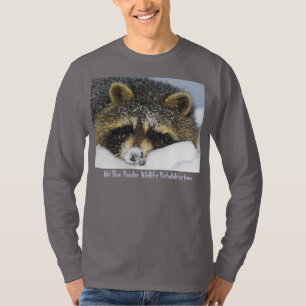 Rehabilitering för djurliv för vildblått på an tee shirt