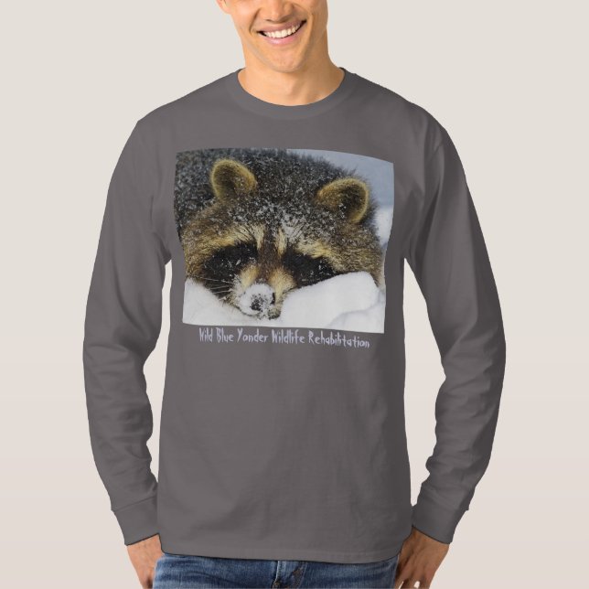 Rehabilitering för djurliv för vildblått på andra tee shirt (Framsida)