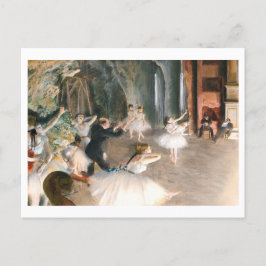 Rehearsal (1874) Edgar degas Vykort