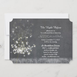 Rehearsal Dandelion Bröllop Inbjudningar