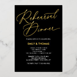 Rehearsal dinner Elegant Invitation