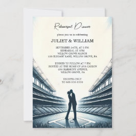 Rehearsal Dinner för baskiska basket i Boll Inbjudningar