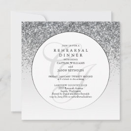 Rehearsal Dinner för chic vid Glitter vid Bröllop