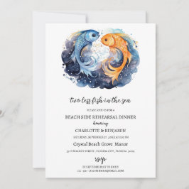 Rehearsal Dinner för marintid i havsområdet Nautic Inbjudningar