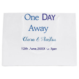 Rehearsal dinner One day away night before name da