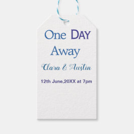 Rehearsal dinner One day away night before name da Presentetikett