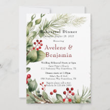 Rehearsal Dinner RRed Berries Gräs Wandeans Bröllo