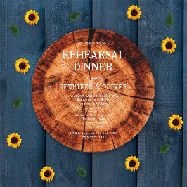 Rehearsal-middag för Bröllop i träsnitt, klippt sc Inbjudningar