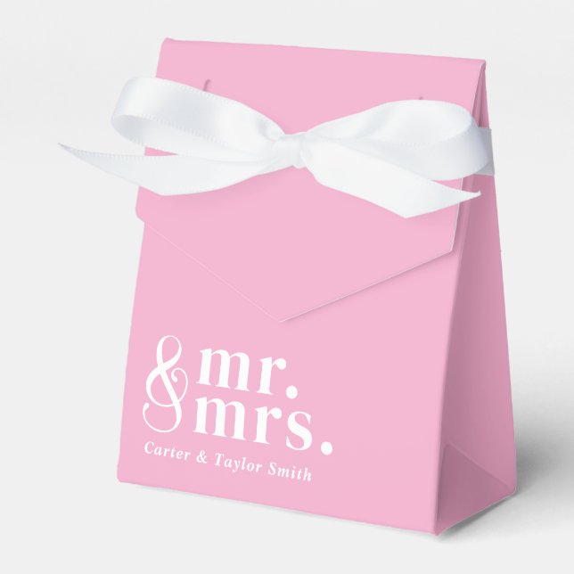 Rehearsal-middag för gift par Bröllop Presentaskar (Framsidan Sidan)