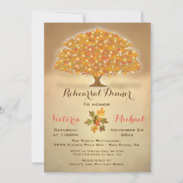 Rehearsal-middag med tinkle-ljus inbjudningar