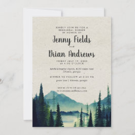 Rehearsal-middagen för berget Bröllop