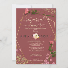 Rehearsal-middagen i Rosewood och Guld Bröllop