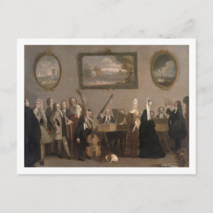 Rehearsal of an Opera, c.1709 (oil on canvas) Vykort