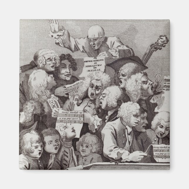 Rehearsal of the Oratorio of Judith, 1734 Magnet (Framsidan)