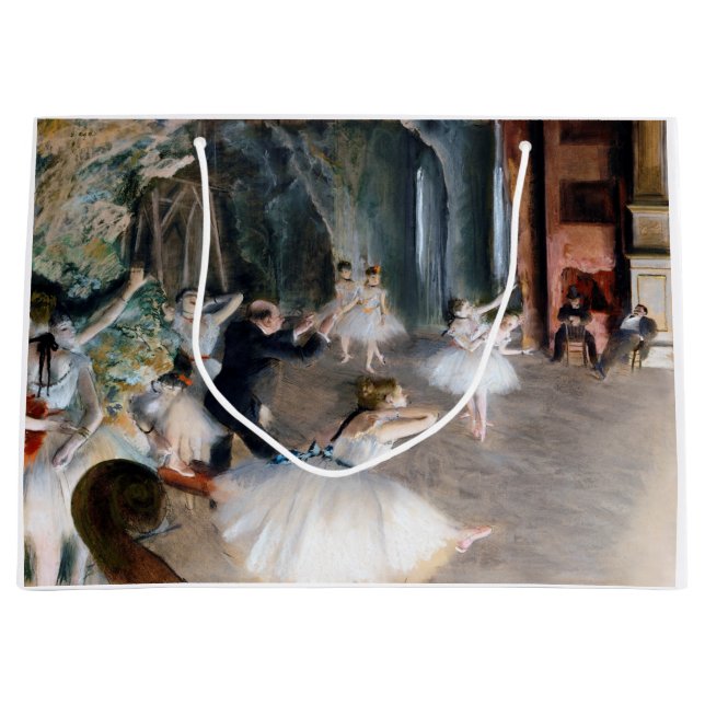 Rehearsal Onstage, Edgar Degas (Framsidan)