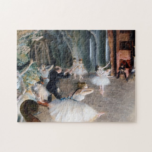Rehearsal Onstage, Edgar Degas Pussel (Horisontell)