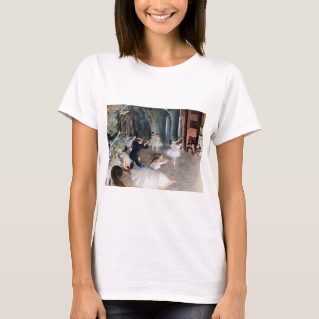 Rehearsal Onstage, Edgar Degas T Shirt (Framsida)