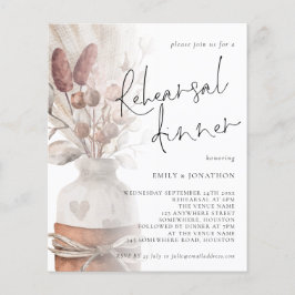 Rehearsmål för budgeterat pampas Grass-överlägg