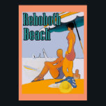 RehoBåde Beach Art Deco Poster<br><div class="desc">RehoBåde Beach Art Deco</div>