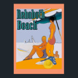 RehoBåde Beach Art Deco Poster<br><div class="desc">RehoBåde Beach Art Deco</div>