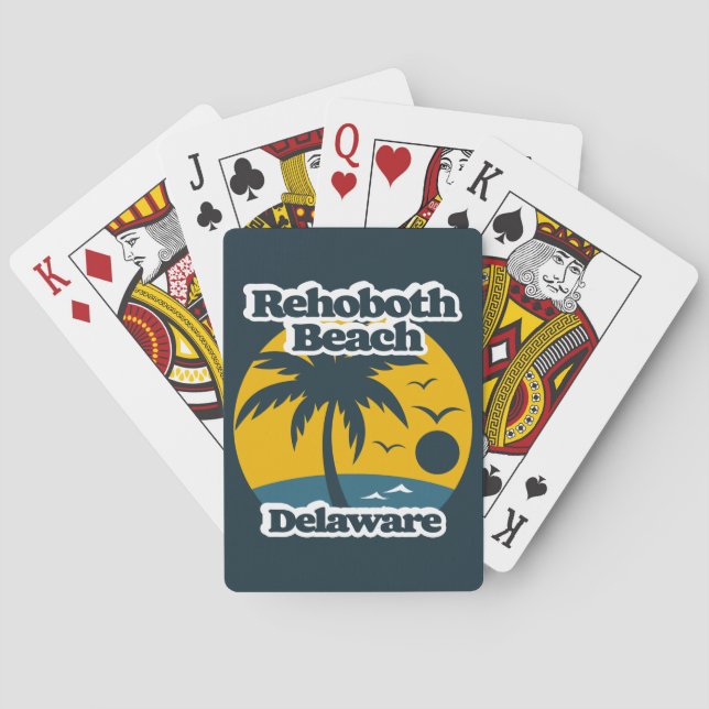 RehoBåde Beach Delaware Casinokort (Baksidan)