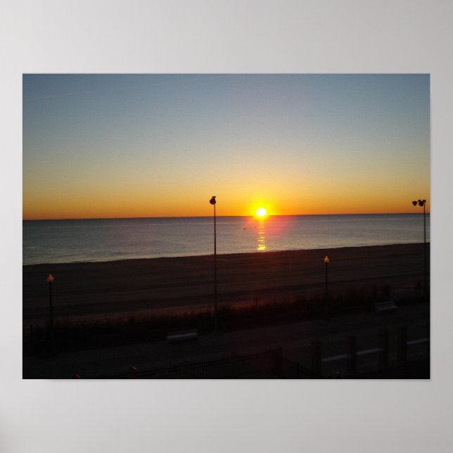RehoBåde Beach, Delaware Poster (Framsidan)