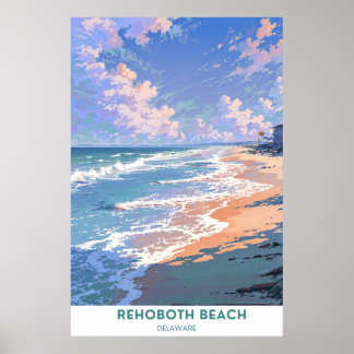 RehoBåde Beach, Delaware Poster