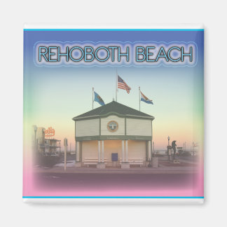 RehoBåde Beach Delaware - RehoBåde Ave Scene Magnet