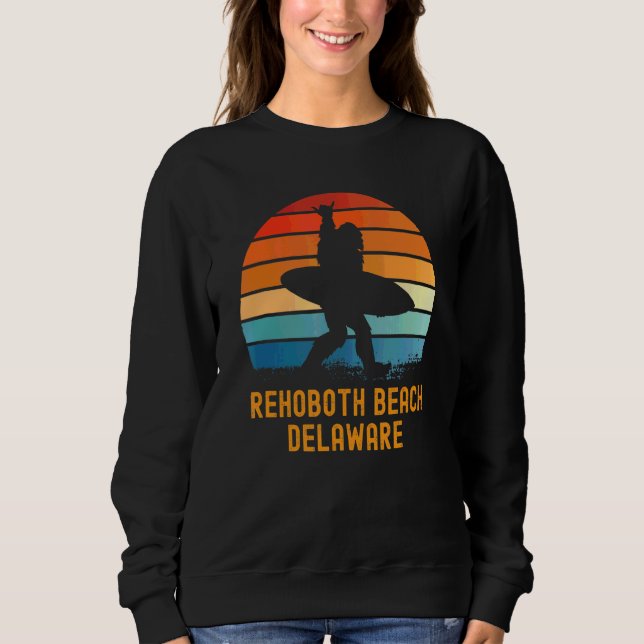 RehoBåde Beach Delaware Sasquatch Souvenir T Shirt (Framsida)