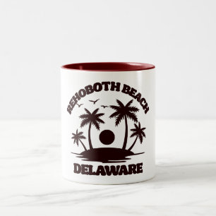 RehoBåde Beach Delaware Två-Tonad Mugg