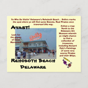 RehoBåde Beach, Delaware Vykort