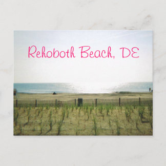 RehoBåde Beach-vykort - Rosa Bläck Vykort
