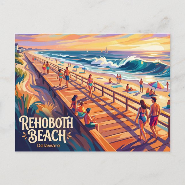 Rehoboth Beach USA Vykort (Framsida)