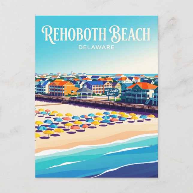Rehoboth Beach USA Vykort (Framsida)