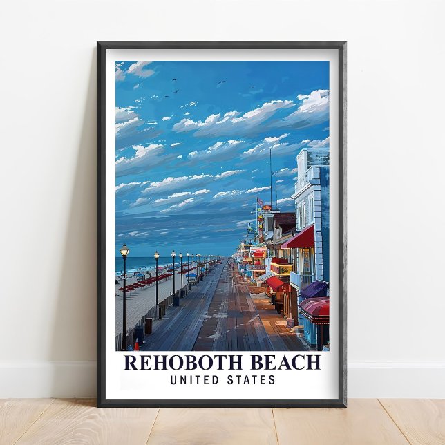 Rehoboth Beach Wall Art - Boardwalk Print - Rehobo Poster (Skapare uppladdad)