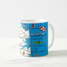 Rehoboth Bethany Beach Delaware Mug Kaffemugg