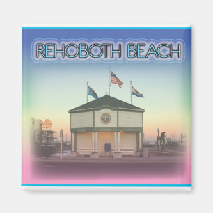 Rehoboth strand Delaware - Rehoboth Ave plats Magnet