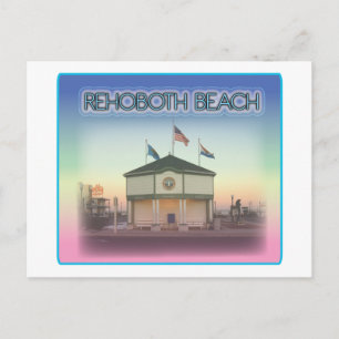 Rehoboth strand Delaware - Rehoboth Ave plats Vykort