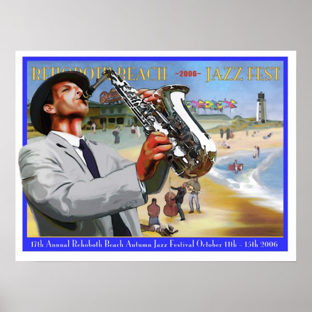 Rehotwo Beach Autumn Jazz Fest 2006 Poster (Framsidan)