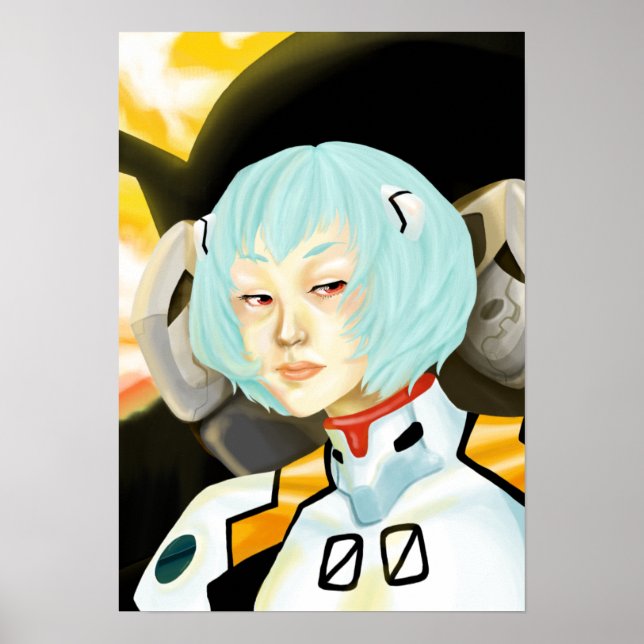 Rei Ayanami Poster (Framsidan)