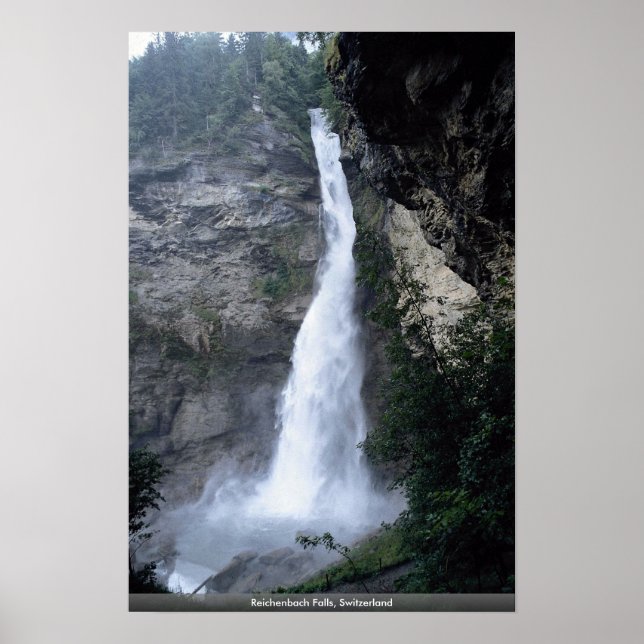 Reichenbach Falls, Schweiz Poster (Framsidan)