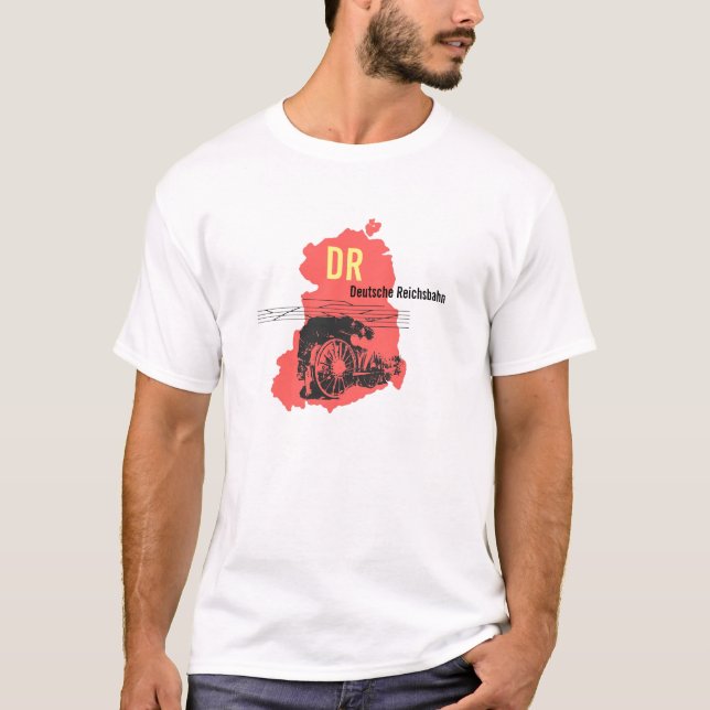 Reichsbahn DDR Design Tee Shirt (Framsida)