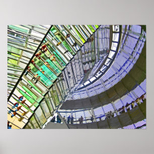 Reichstag/Bundestag,Insida, Berlin(r41cpst) Poster