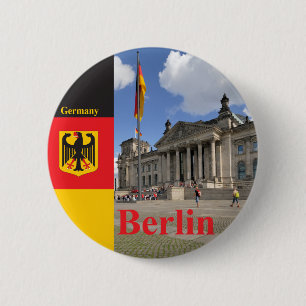 Reichstag bygger. Berlin, Tyskland Knapp