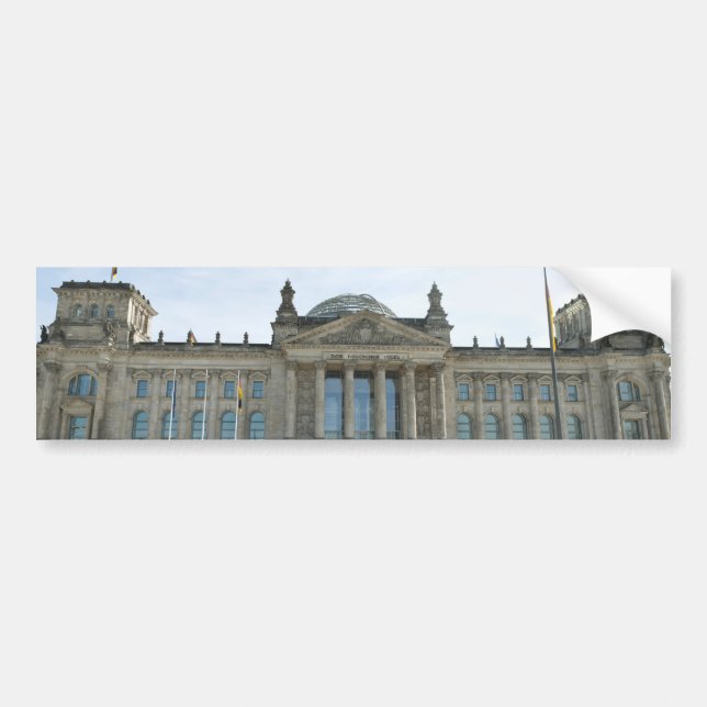 Reichstag bygger i Berlin Bildekal (Framsidan)