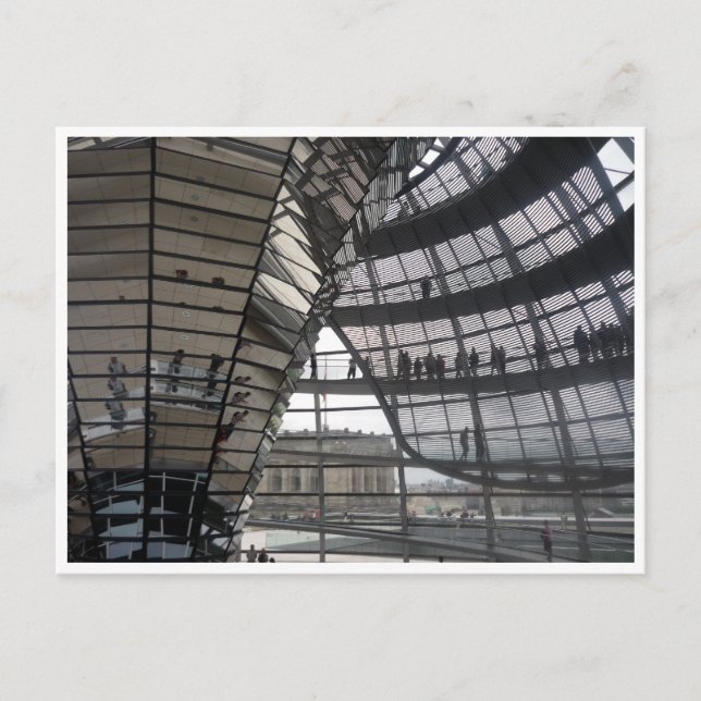 reichstag dome berlin vykort (Framsida)