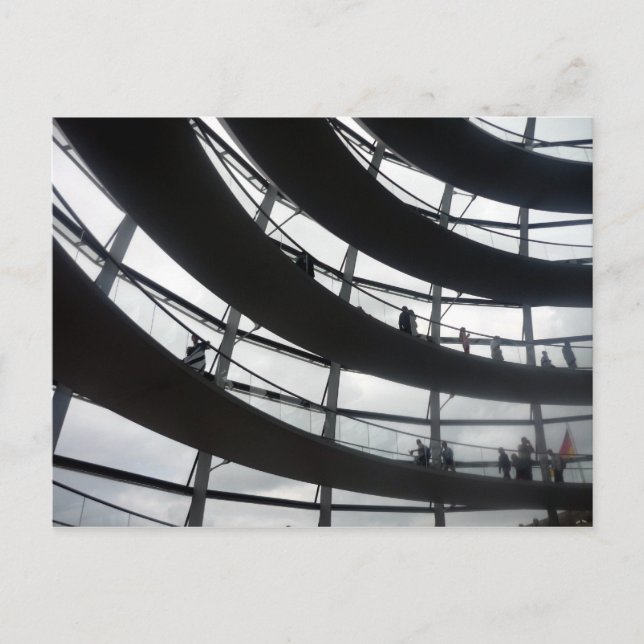 reichstag dome kurvor vykort (Framsida)